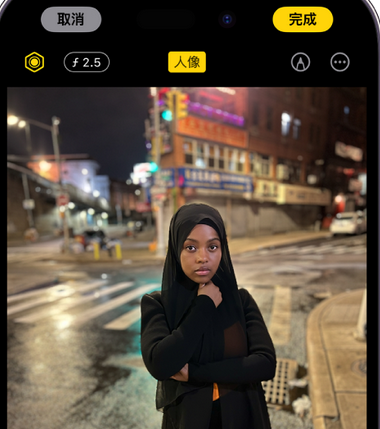 洛阳苹果15服务店分享如何在iPhone15系列机型拍摄照片中添加人像效果 